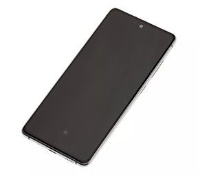 Replacement OLED Assembly With Frame Compatible For Samsung Galaxy S20 FE 4G / 5G (Service Pack) (Cloud White)