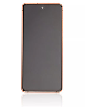 Replacement OLED Assembly With Frame Compatible For Samsung Galaxy S20 FE 4G / 5G (Service Pack) (Cloud Orange)