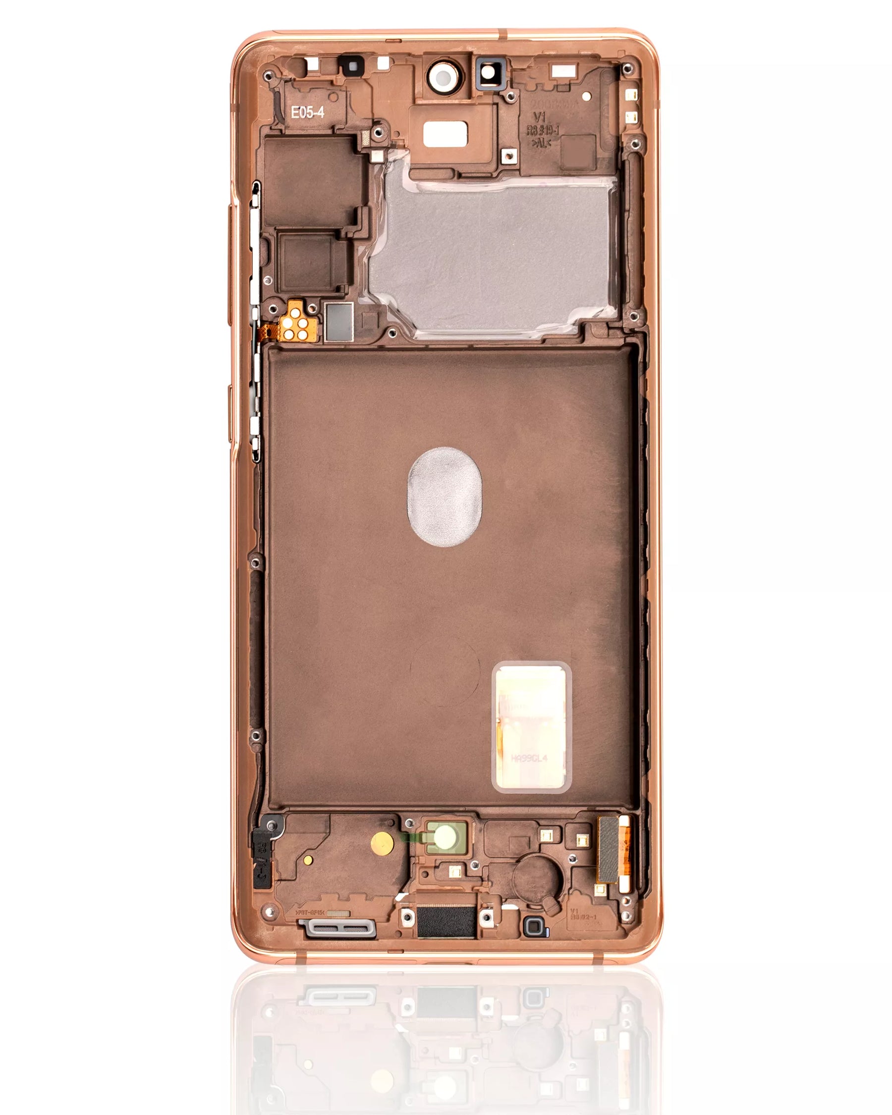 Replacement OLED Assembly With Frame Compatible For Samsung Galaxy S20 FE 4G / 5G (Service Pack) (Cloud Orange)