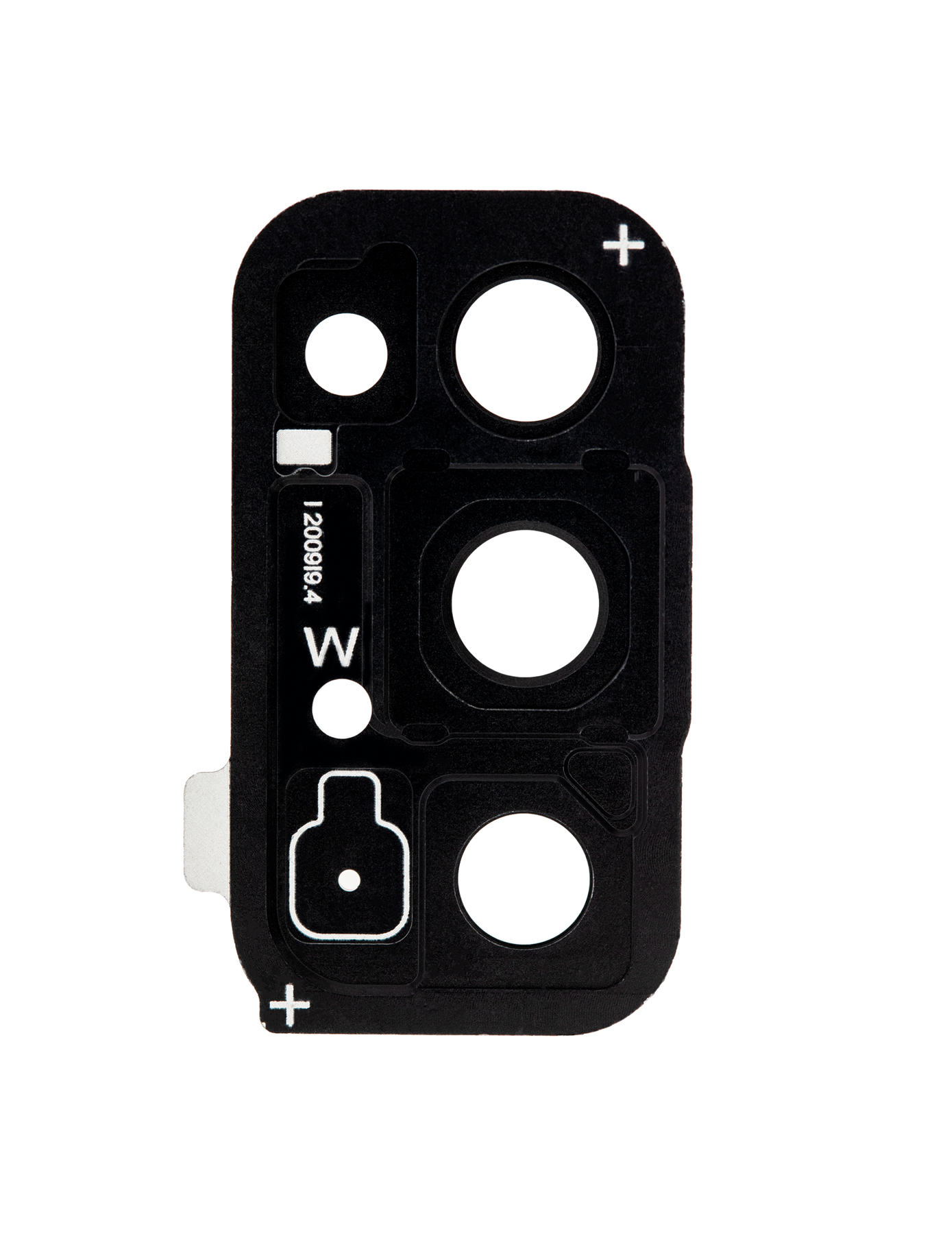 Replacement Back Camera Lens With Cover Bezel Ring Compatible For Samsung Galaxy S20 FE 4G / 5G (Cosmic Black)