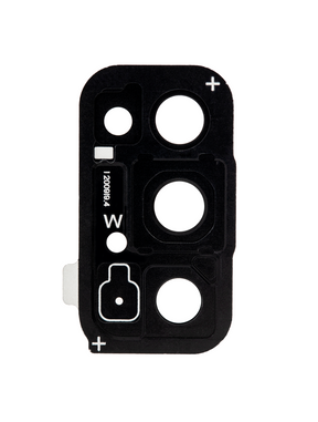 Replacement Back Camera Lens With Cover Bezel Ring Compatible For Samsung Galaxy S20 FE 4G / 5G (Cosmic Black)