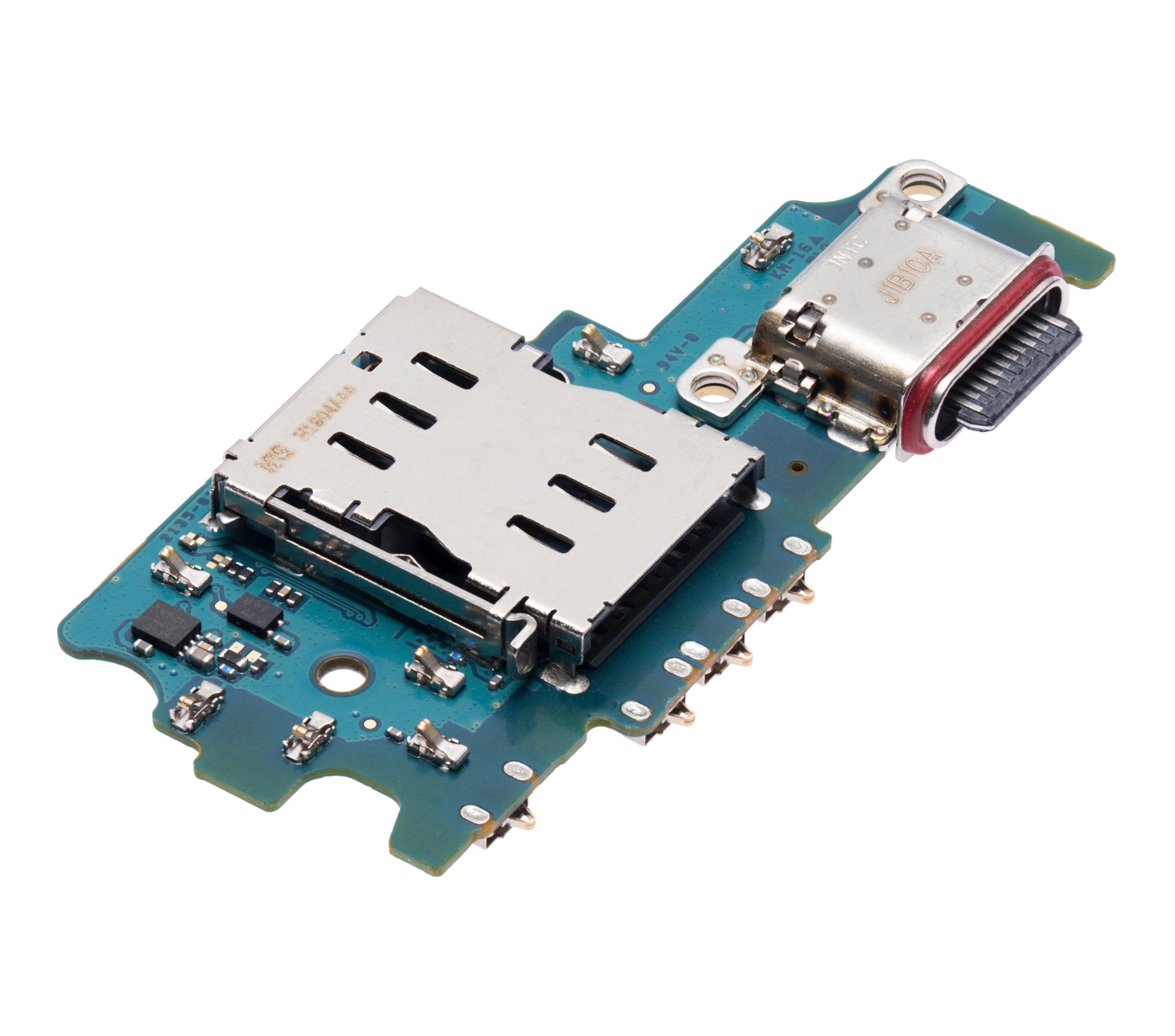 Charging Port Board With Sim Card Reader Compatible For Samsung Galaxy S21 FE 5G (US Version) (Premium)