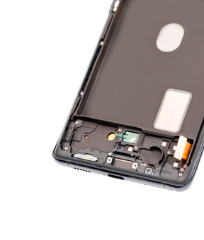 Replacement OLED Assembly With Frame Compatible For Samsung Galaxy S20 FE 4G / 5G (Blemish: Grade C) (Cloud Navy)