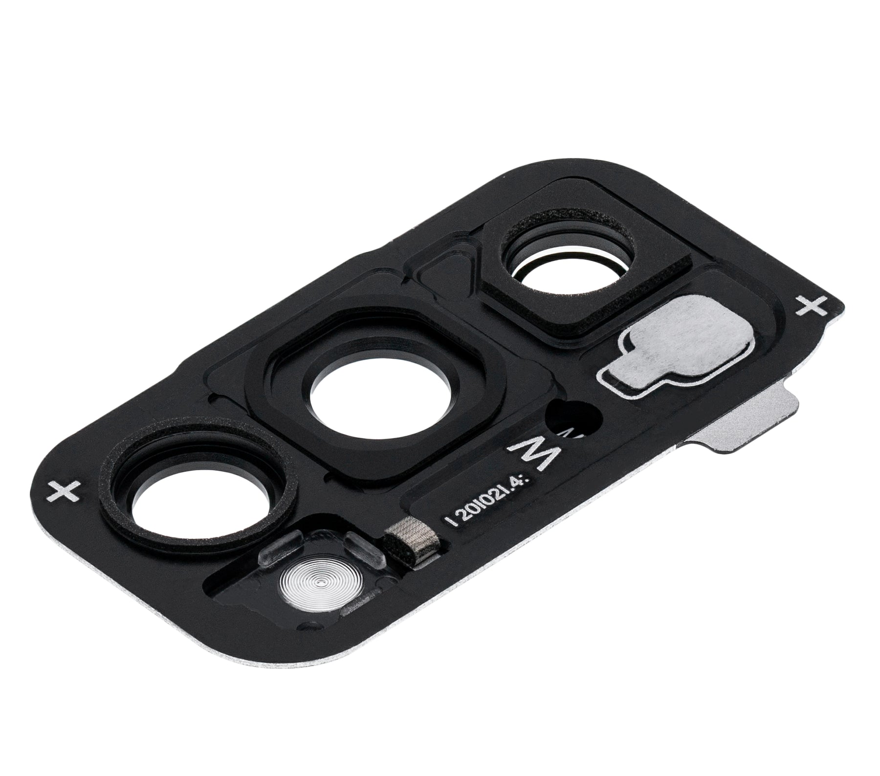 Replacement Back Camera Lens With Cover Bezel Ring Compatible For Samsung Galaxy S20 FE 5G (Cloudy White)