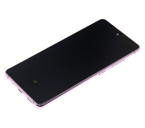 Replacement OLED Assembly With Frame Compatible For Samsung Galaxy S20 FE 4G / 5G (Vemake) (Cloud Lavender)
