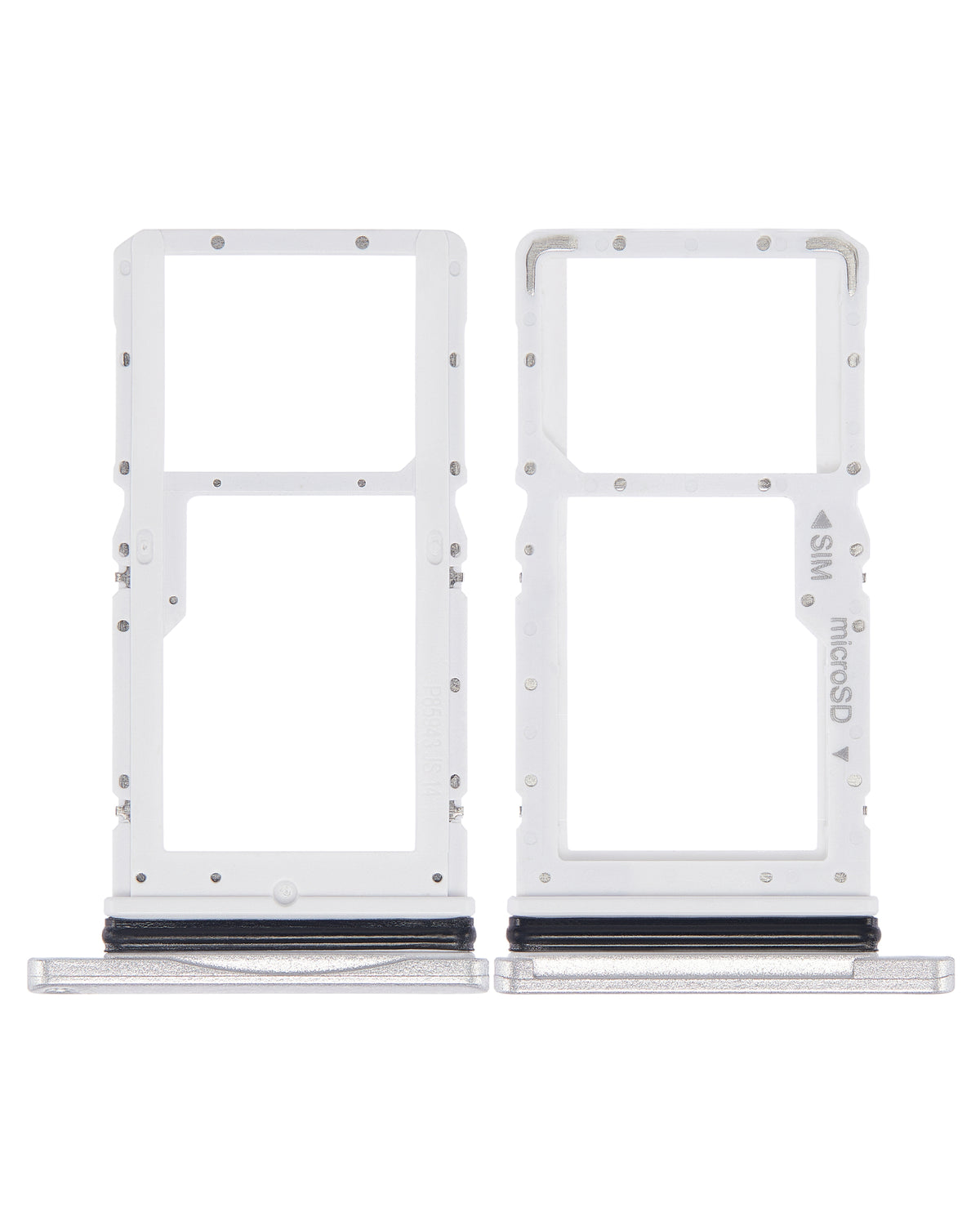 Sim Card Tray Replacement  Compatible For Samsung Galaxy Tab A7 10.4" (T505 / 2020) (Silver)