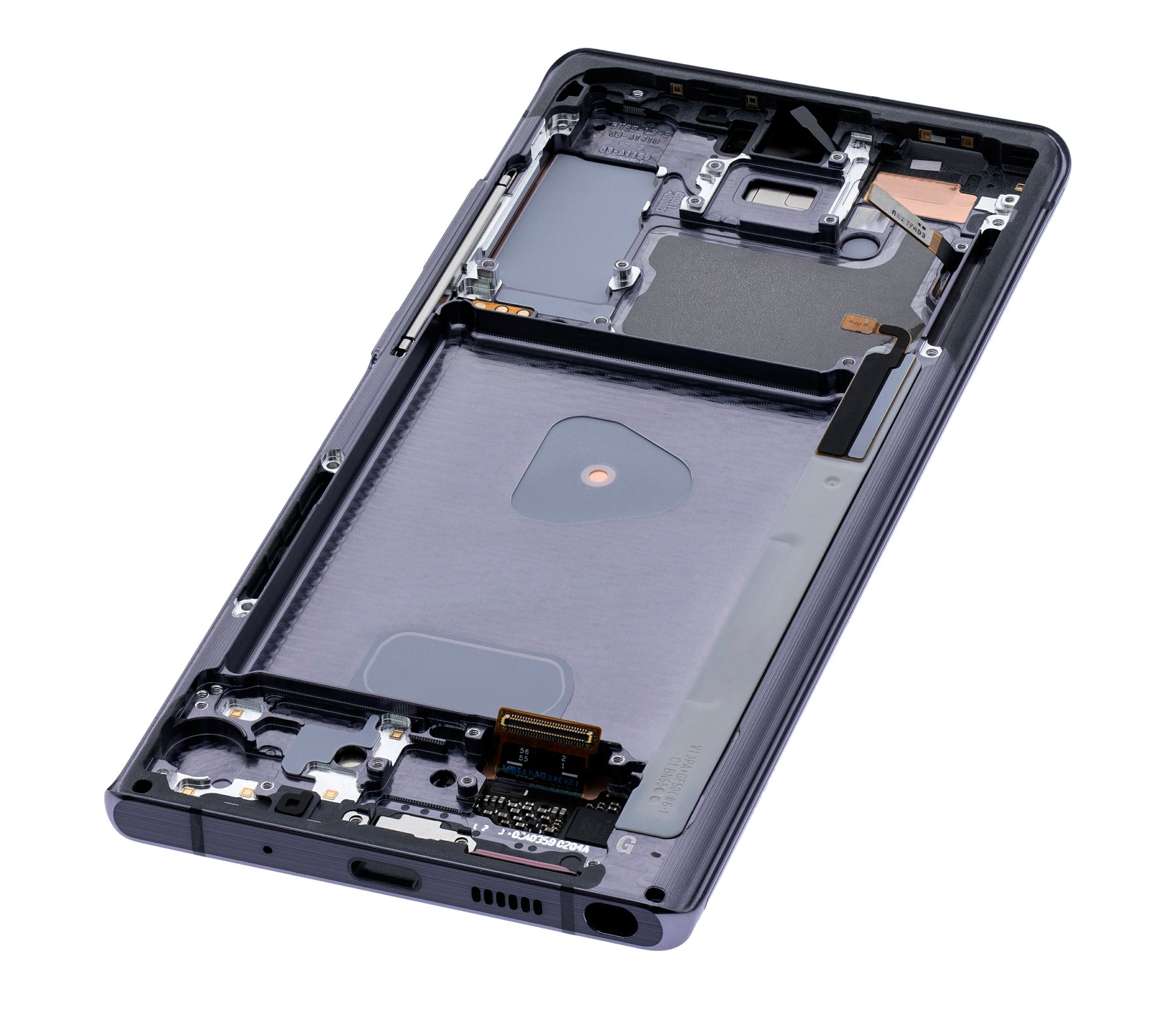 OLED Assembly With Frame Compatible For Samsung Galaxy Note 20 5G (Blemish: Grade B) (Mystic Gray)