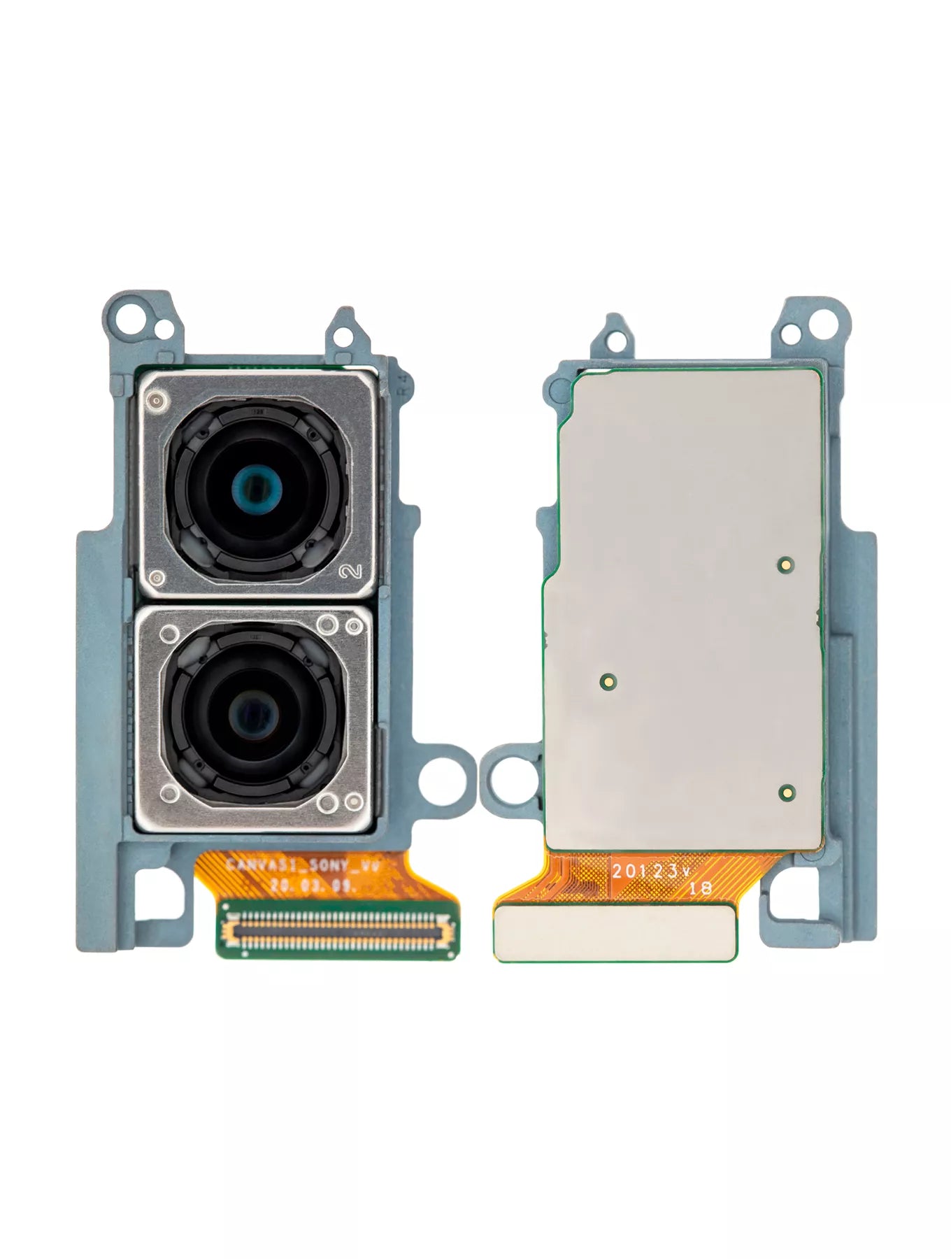 Replacement Back Camera (Wide Angle & Telephoto) Compatible For Samsung Galaxy Note 20 5G (N981U) (US Version) (Service Pack)