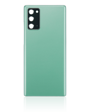 Replacement Back Cover Glass With Camera Lens Compatible For Samsung Galaxy Note 20 5G (No Logo) (Vemake) (Mystic Green)