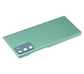 Replacement Back Cover Glass With Camera Lens Compatible For Samsung Galaxy Note 20 5G (No Logo) (Vemake) (Mystic Green)