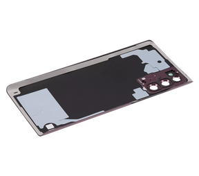 Replacement Back Cover Glass With Camera Lens Compatible For Samsung Galaxy Note 20 5G (No Logo) (Vemake) (Mystic Bronze)