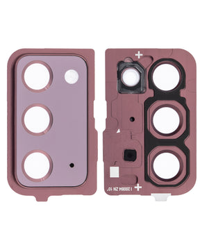 Replacement Back Camera Lens With Cover Bezel Ring Compatible For Samsung Galaxy Note 20 5G (Mystic Bronze)