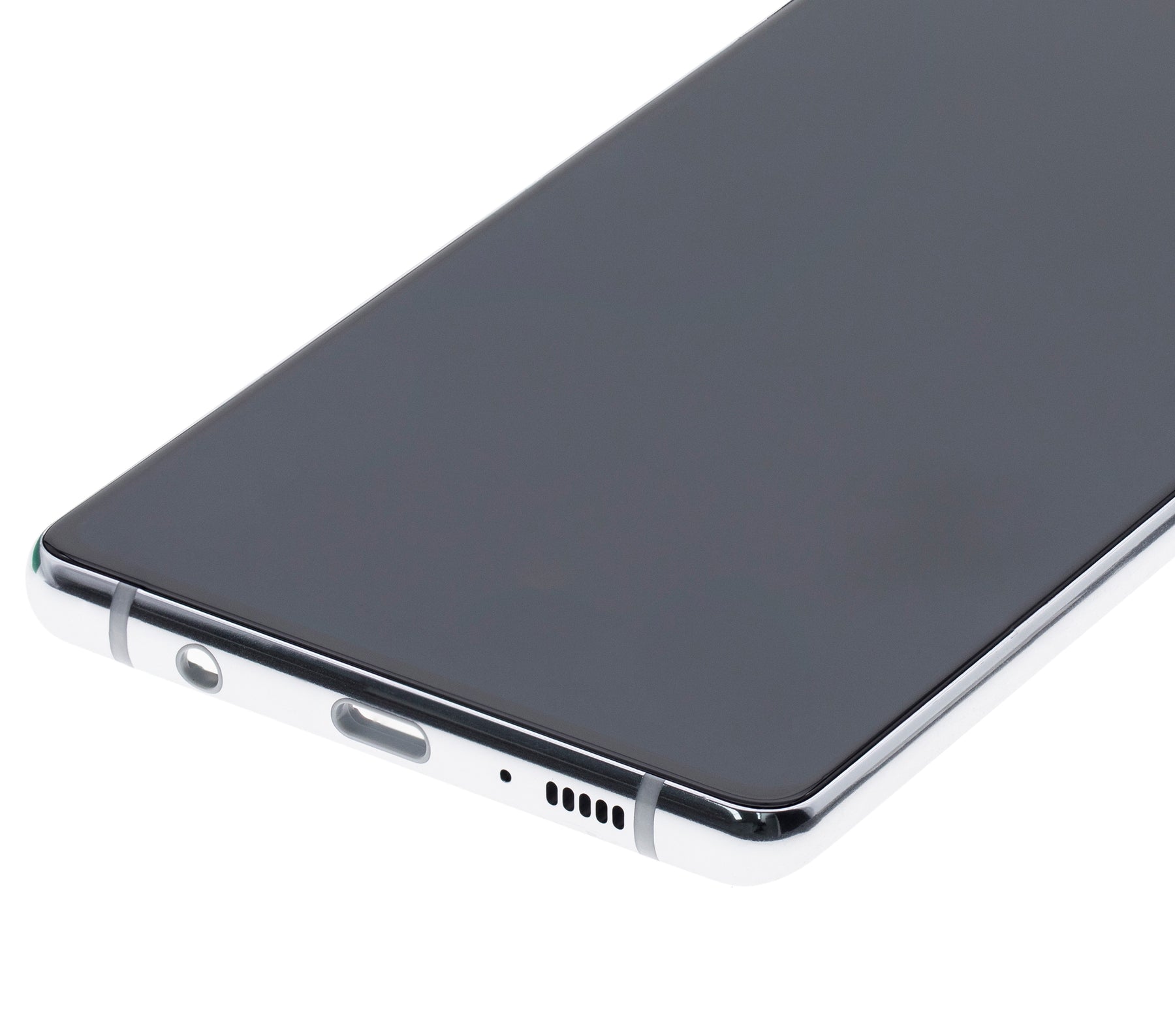 OLED Assembly With Frame Compatible For Samsung Galaxy A71 5G (A716U / 2020) (Refurbished) (Prism Cube Silver)