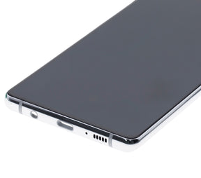 OLED Assembly With Frame Compatible For Samsung Galaxy A71 5G (A716U / 2020) (Refurbished) (Prism Cube Silver)