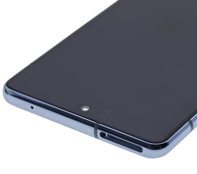 OLED Assembly With Frame Compatible For Samsung Galaxy A71 5G Replacement(A716U / 2020) (Refurbished) (Prism Cube Blue)