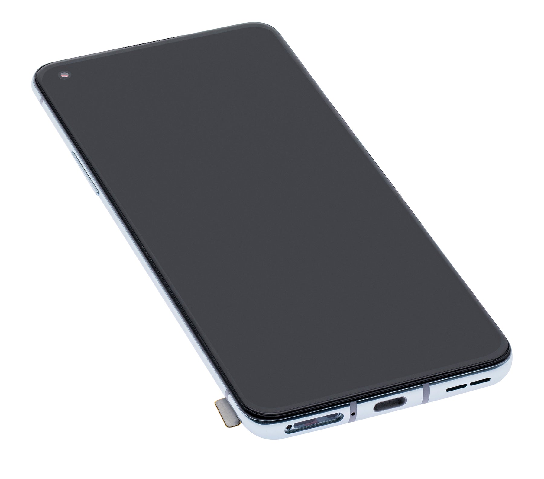 Replacement OLED Assembly With Frame Compatible For OnePlus 8T (Refurbished) (Lunar Silver)