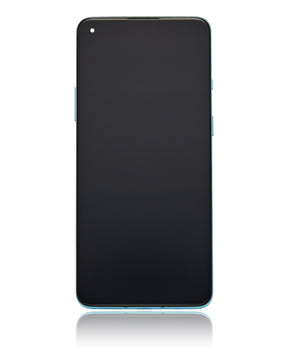 Replacement OLED Assembly With Frame Compatible For OnePlus 8T (Refurbished) (Aquamarine Green)