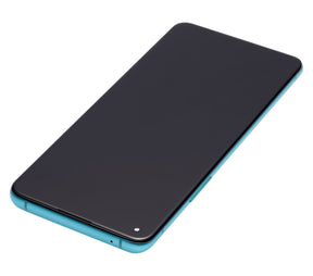 Replacement OLED Assembly With Frame Compatible For OnePlus 8T (Refurbished) (Aquamarine Green)