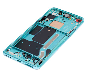Replacement OLED Assembly With Frame Compatible For OnePlus 8T (Refurbished) (Aquamarine Green)