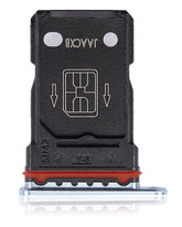 Dual Sim Card Tray Compatible For OnePlus 8T Replacement (Lunar Silver)