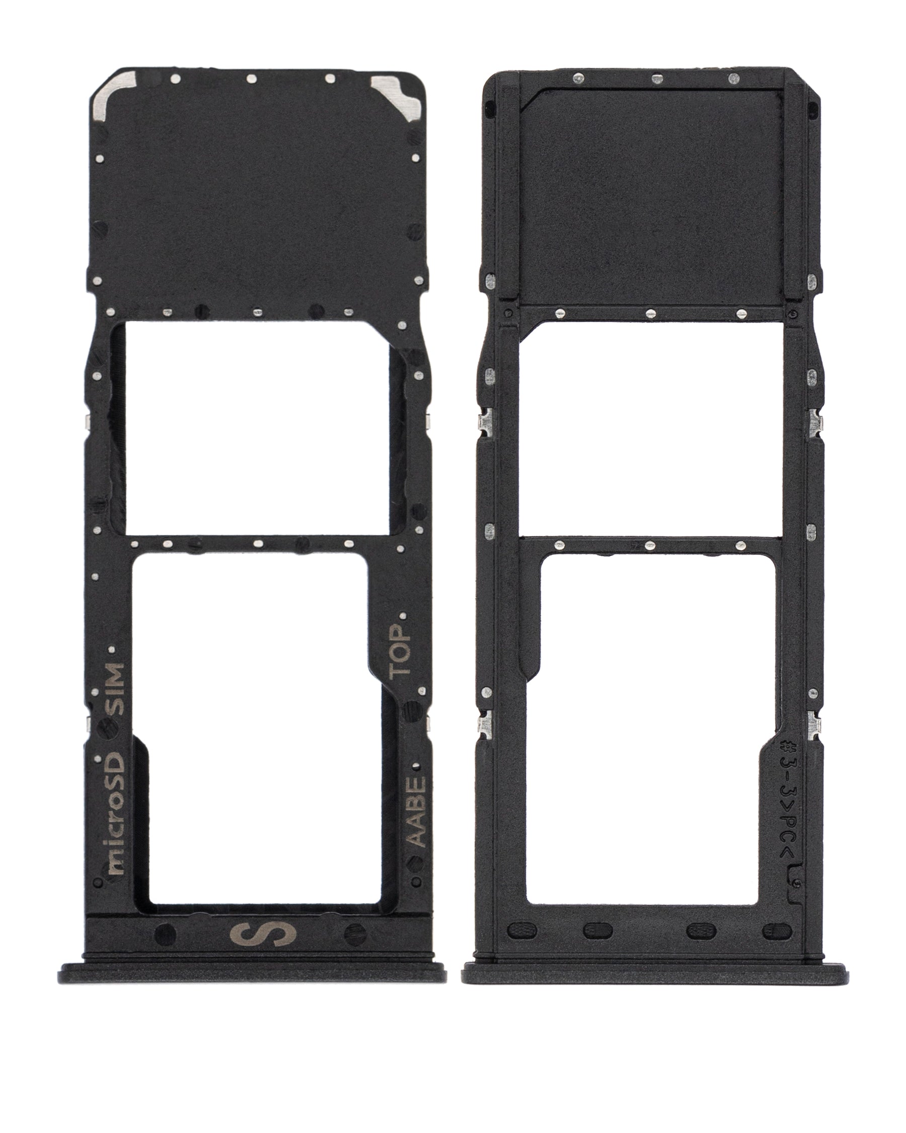 Single Sim Card Tray Compatible For Samsung Galaxy A02 (A022 / 2020) (Black)