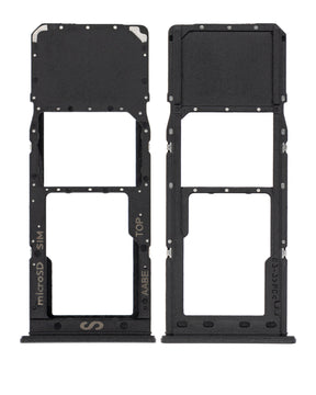 Single Sim Card Tray Compatible For Samsung Galaxy A02 (A022 / 2020) (Black)