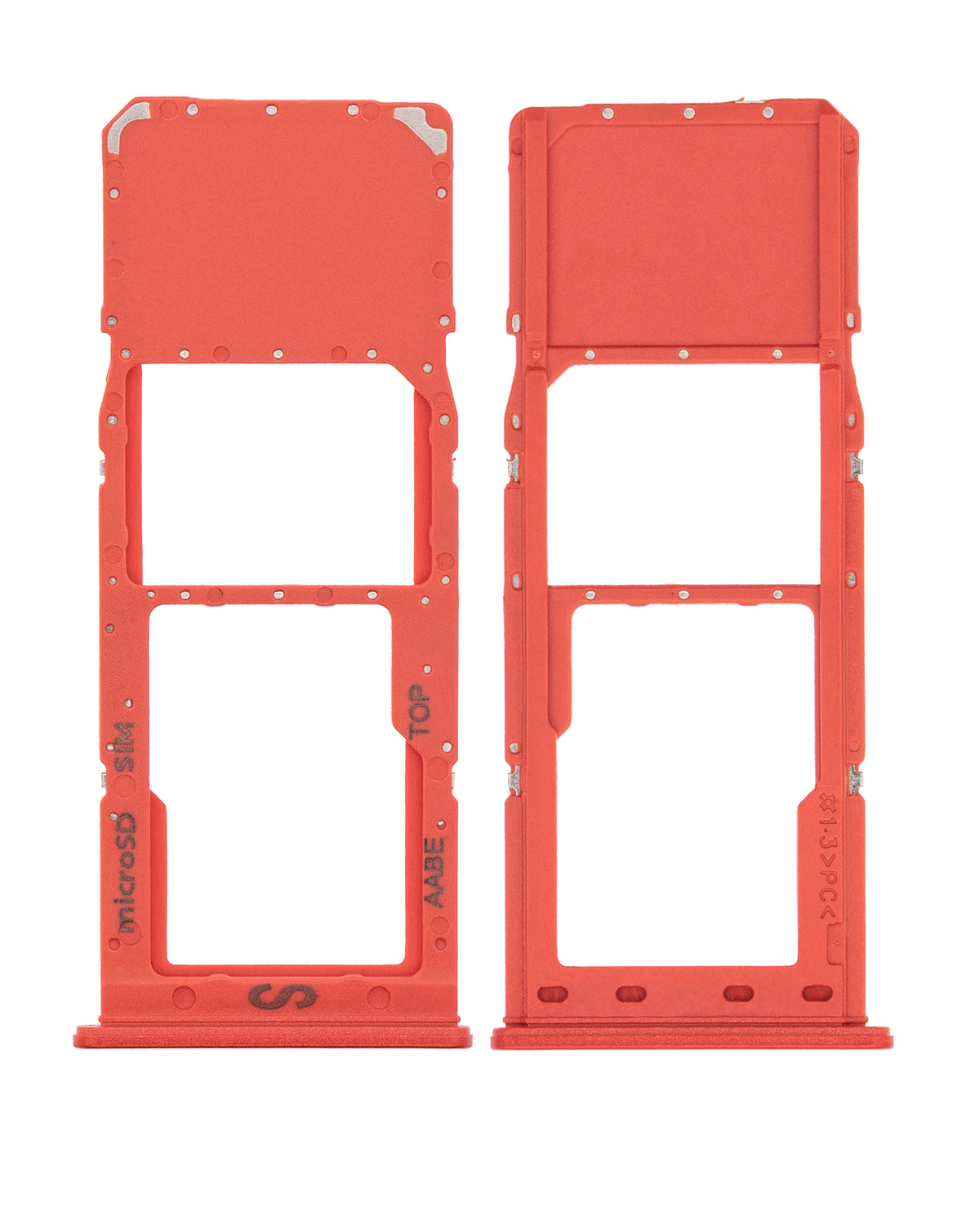 Single Sim Card Tray Compatible For Samsung Galaxy A02 (A022 / 2020) (Red)