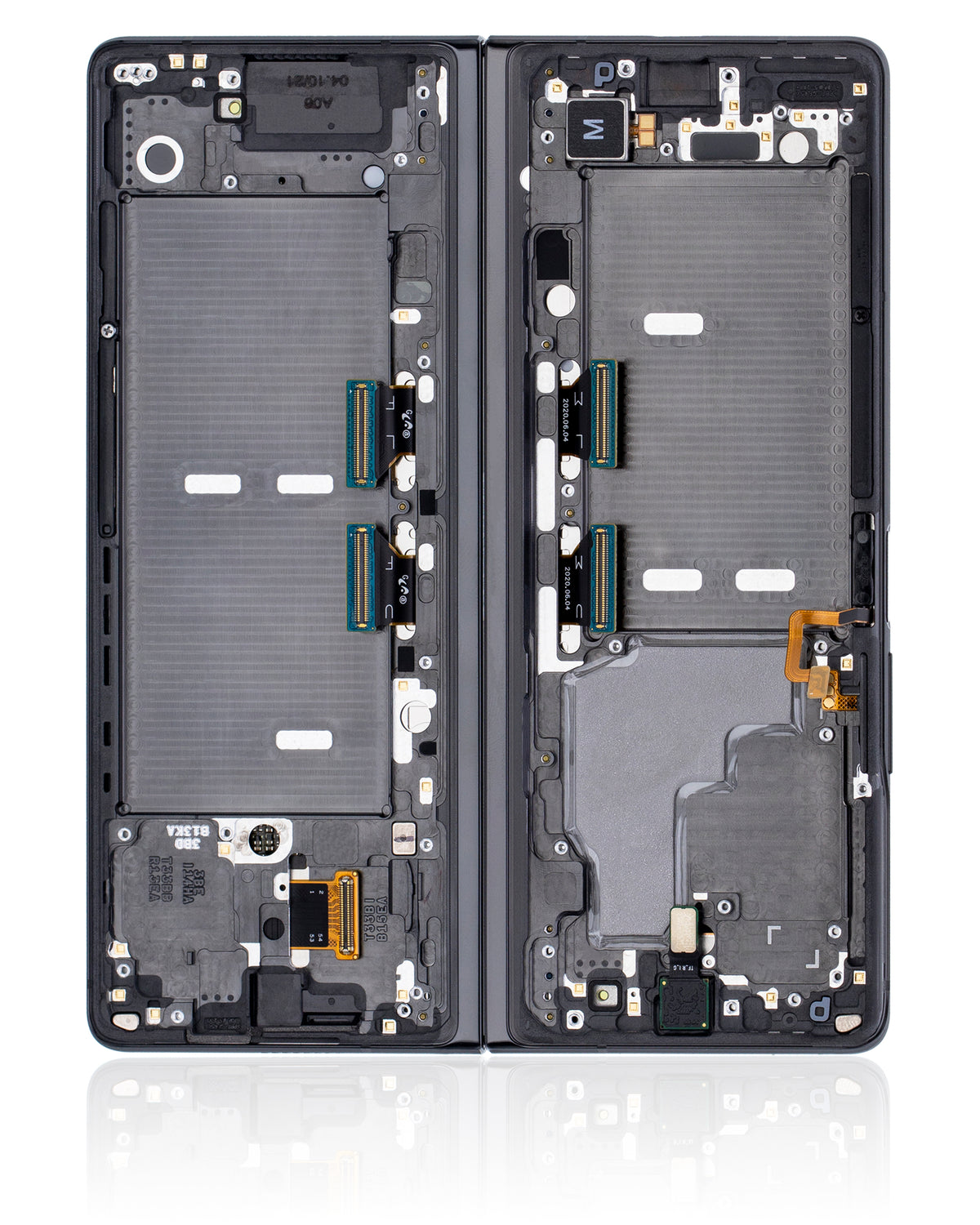 Replacement Inner OLED Assembly With Frame Compatible For Samsung Galaxy Z Fold 2 5G (Refurbished) (Mystic Black)