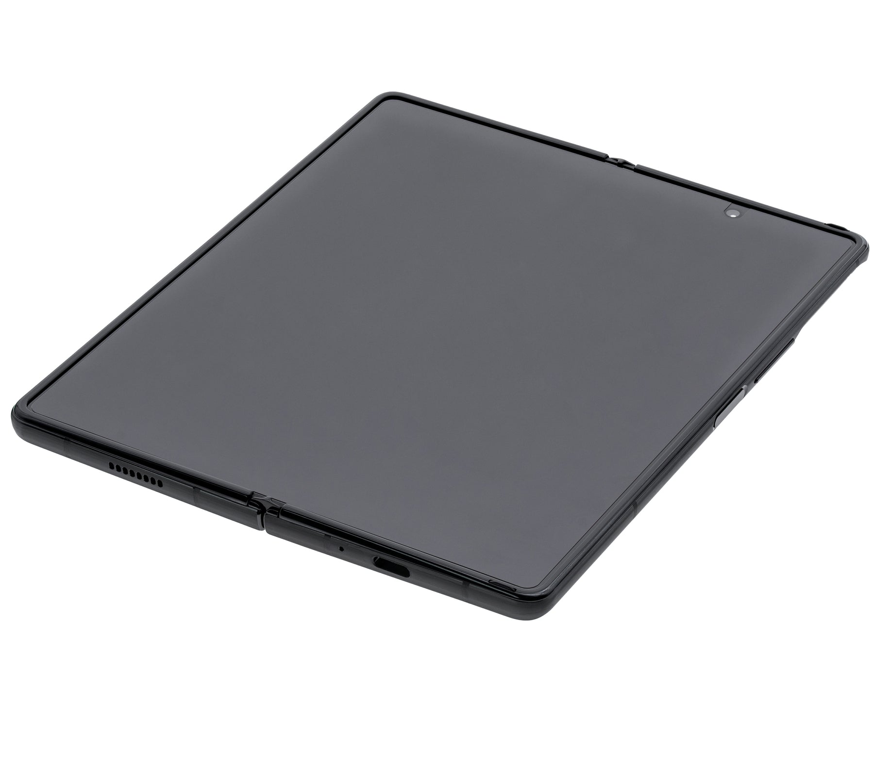 Inner OLED Assembly With Frame Compatible For Samsung Galaxy Z Fold 2 5G Replacement (US & International) (Service Pack) (Mystic Black)