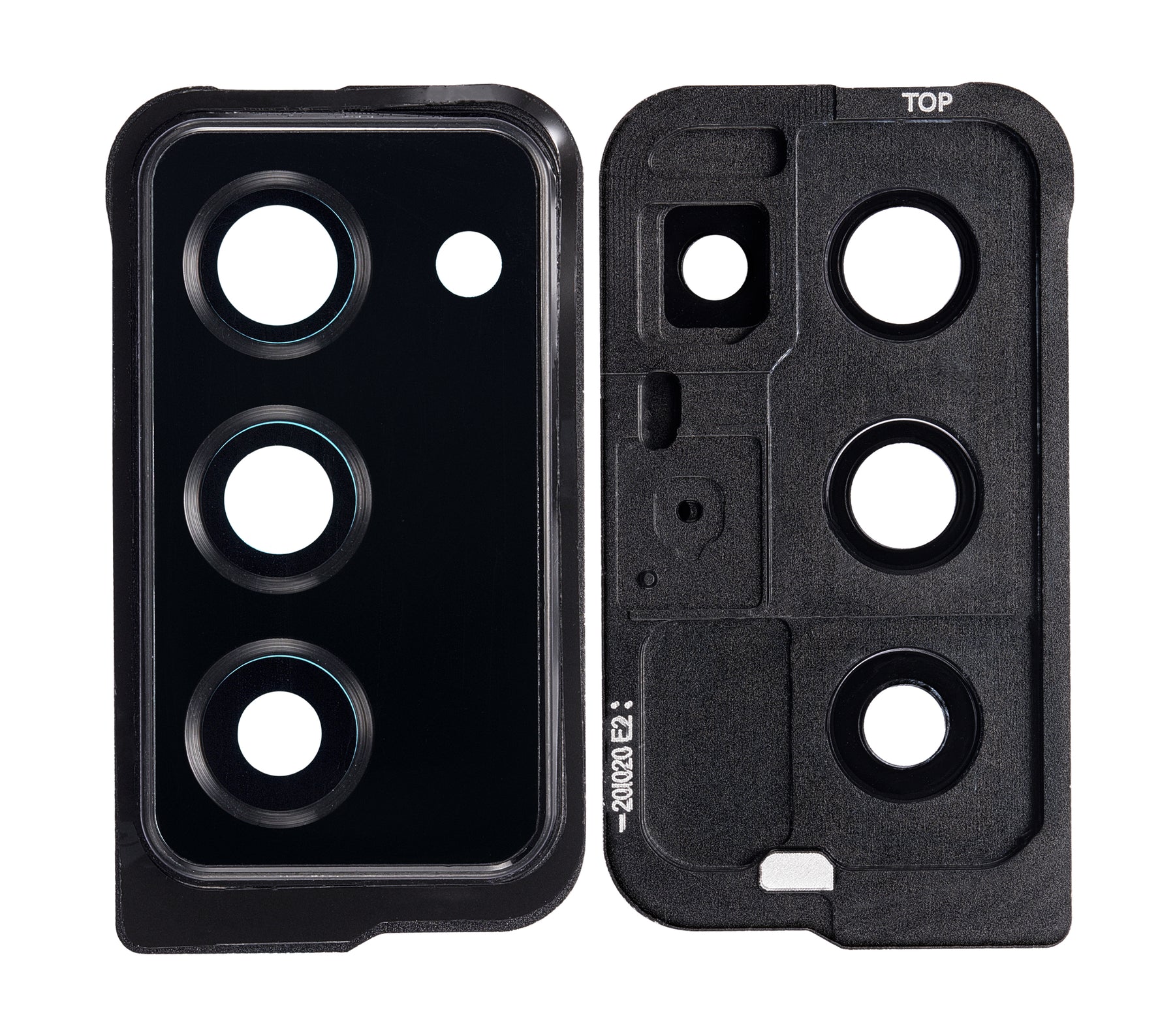 Back Camera Lens With Cover Bezel Ring Compatible For Samsung Galaxy Z Fold 2 5G Replacement (F916) (Mystic Black)