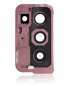 Back Camera Lens With Cover Bezel Ring Replacement Compatible For Samsung Galaxy Z Fold 2 5G (F916) (Mystic Bronze)