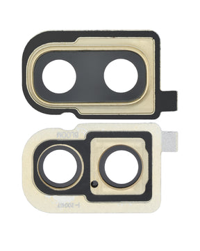 Back Camera Lens With Bracket / Bezel Compatible For Samsung Galaxy Z Flip 4G (F700) / Z Flip 5G (F707) (Mirror Gold）