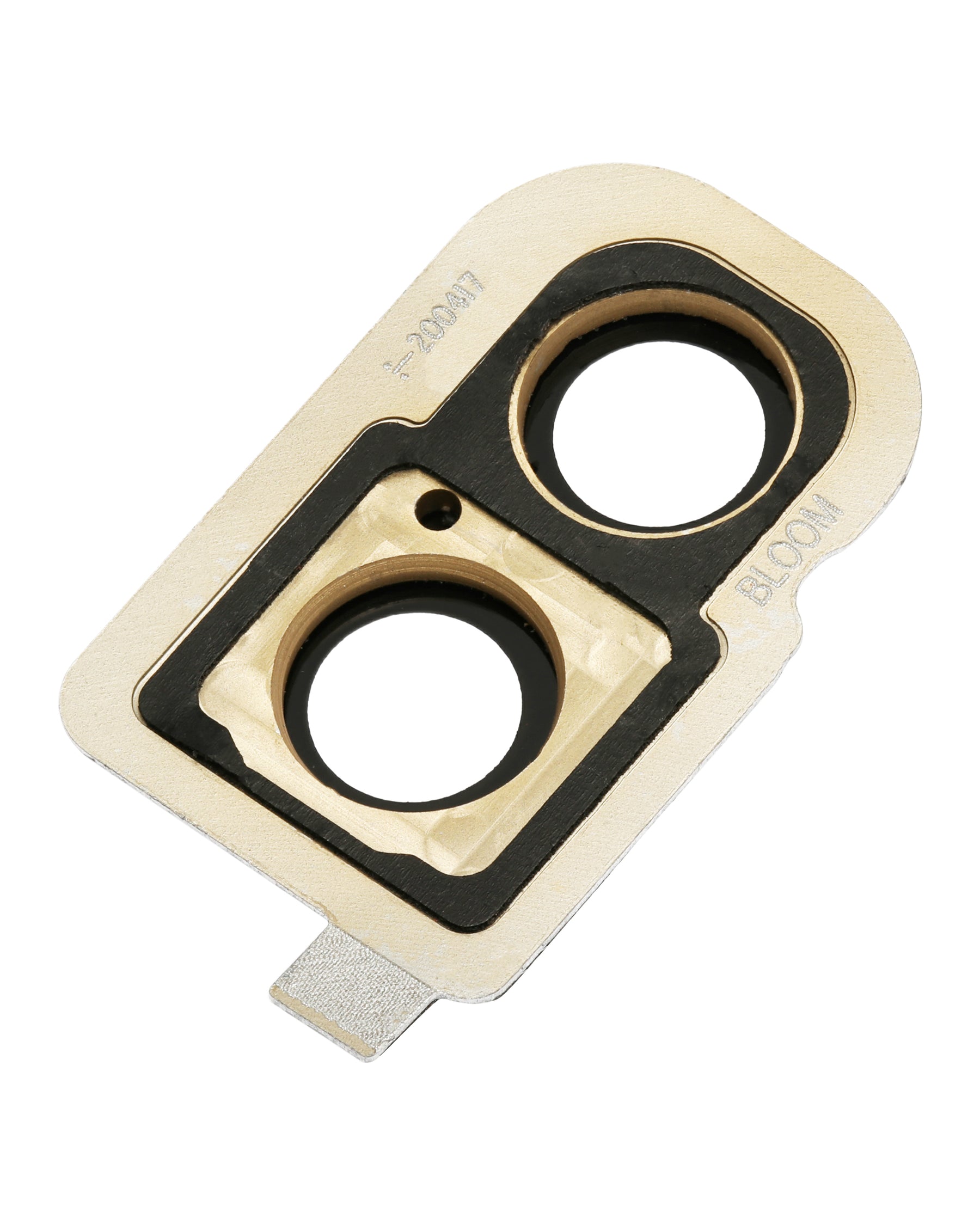 Back Camera Lens With Bracket / Bezel Compatible For Samsung Galaxy Z Flip 4G (F700) / Z Flip 5G (F707) (Mirror Gold）