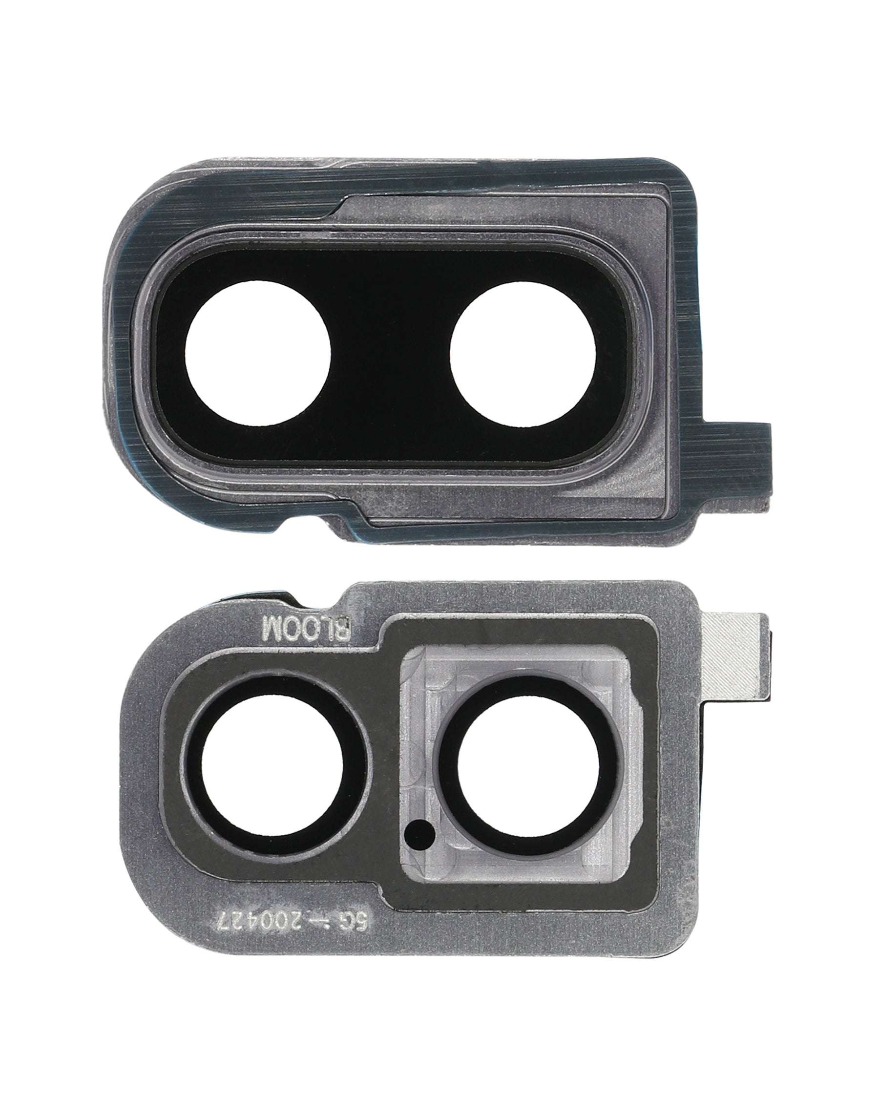 Back Camera Lens With Bracket / Bezel Compatible For Samsung Galaxy Z Flip 4G (F700) / Z Flip 5G (F707) (Mystic Gray)