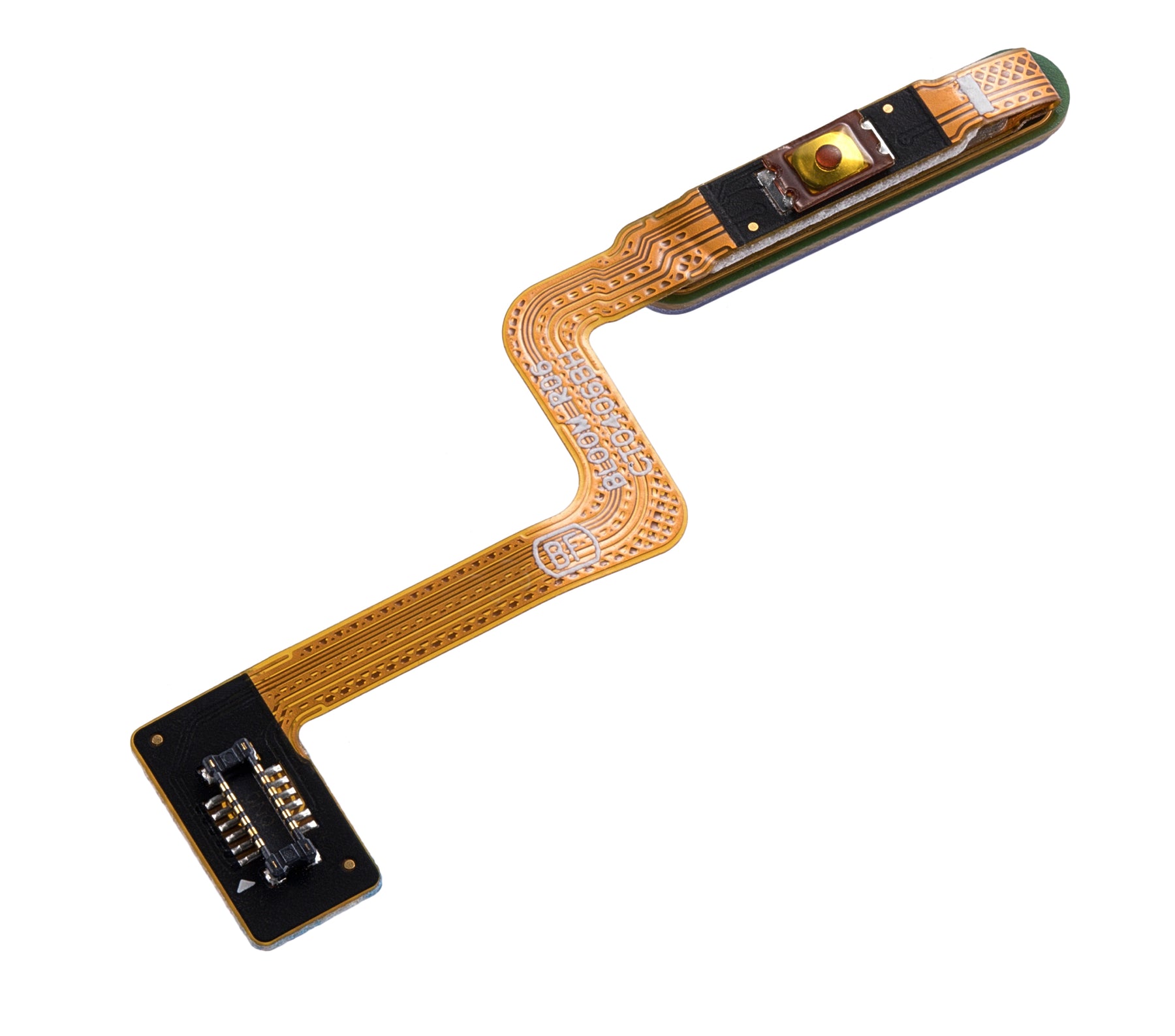 Fingerprint Reader With Flex Cable Compatible For Samsung Galaxy Z Flip Replacement (F700) (Mirror Purple)