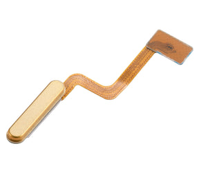 Replacement Fingerprint Reader With Flex Cable Compatible For Samsung Galaxy Z Flip (F700) (Mirror Gold)
