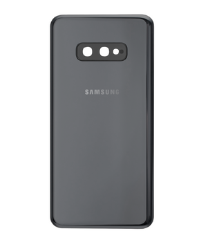 Replacement Back cover Glass With Camera Lens Compatible For Samsung Galaxy S10E (Service Pack) (Prism Black)