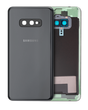 Replacement Back cover Glass With Camera Lens Compatible For Samsung Galaxy S10E (Service Pack) (Prism Black)