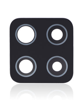 Back Camera Lens (Glass Only) With Adhesive Compatible For Samsung Galaxy A42 5G (A426 / 2020) (Prism Dot Black) (10 Pack)