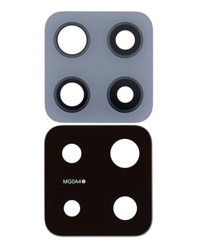 Back Camera Lens (Glass Only) With Adhesive Compatible For Samsung Galaxy A42 5G (A426 / 2020) (Prism Dot Gray) (10 Pack)