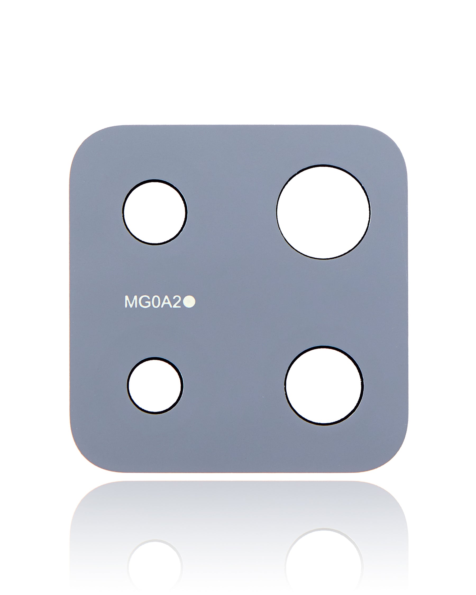 Back Camera Lens (Glass Only) With Adhesive Compatible For Samsung Galaxy A42 5G (A426 / 2020) (Prism Dot White) (10 Pack)