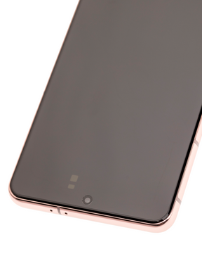 OLED Assembly With Frame Compatible For Samsung Galaxy S21 5G Replacement (Refurbished) (Phantom Pink)