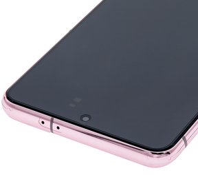 OLED Assembly With Frame Compatible For Samsung Galaxy S21 5G Replacement (Used OEM Pull: Grade B/C) (Phantom Violet)