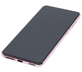 OLED Assembly With Frame Compatible For Samsung Galaxy S21 5G Replacement (Used OEM Pull: Grade B/C) (Phantom Violet)