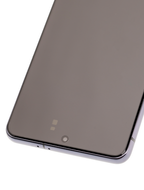 OLED Assembly With Frame Compatible For Samsung Galaxy S21 5G (Used OEM Pull: Grade B/C) (Phantom Gray)
