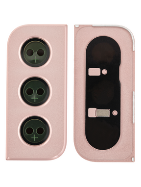 Replacement Back Camera Lens With Cover Bezel Ring Compatible For Samsung Galaxy S21 (Phantom Pink)