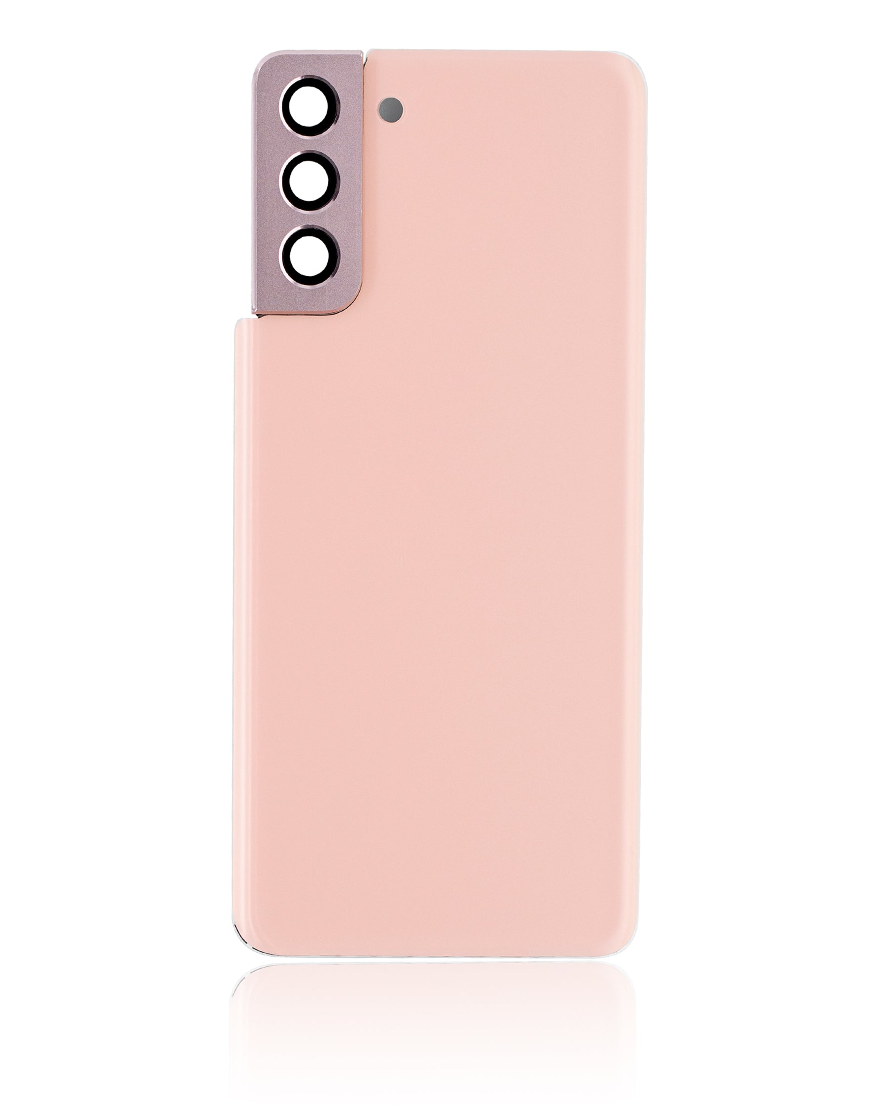 Replacement Back Cover Glass With Camera Lens Compatible For Samsung Galaxy S21 Plus (No Logo) (Vemake) (Phantom Pink)