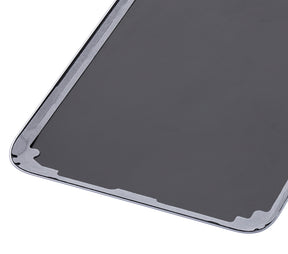 Back Cover Glass With Camera Lens Compatible For Samsung Galaxy S21 Ultra (No Logo) (Vemake) (Phantom Silver)