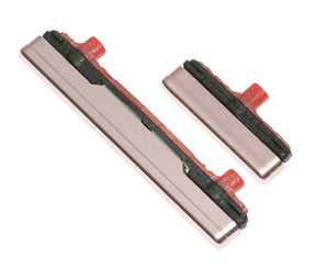 Replacement Hard Buttons (Power / Volume) Compatible For Samsung Galaxy S21 5G (Phantom Pink)
