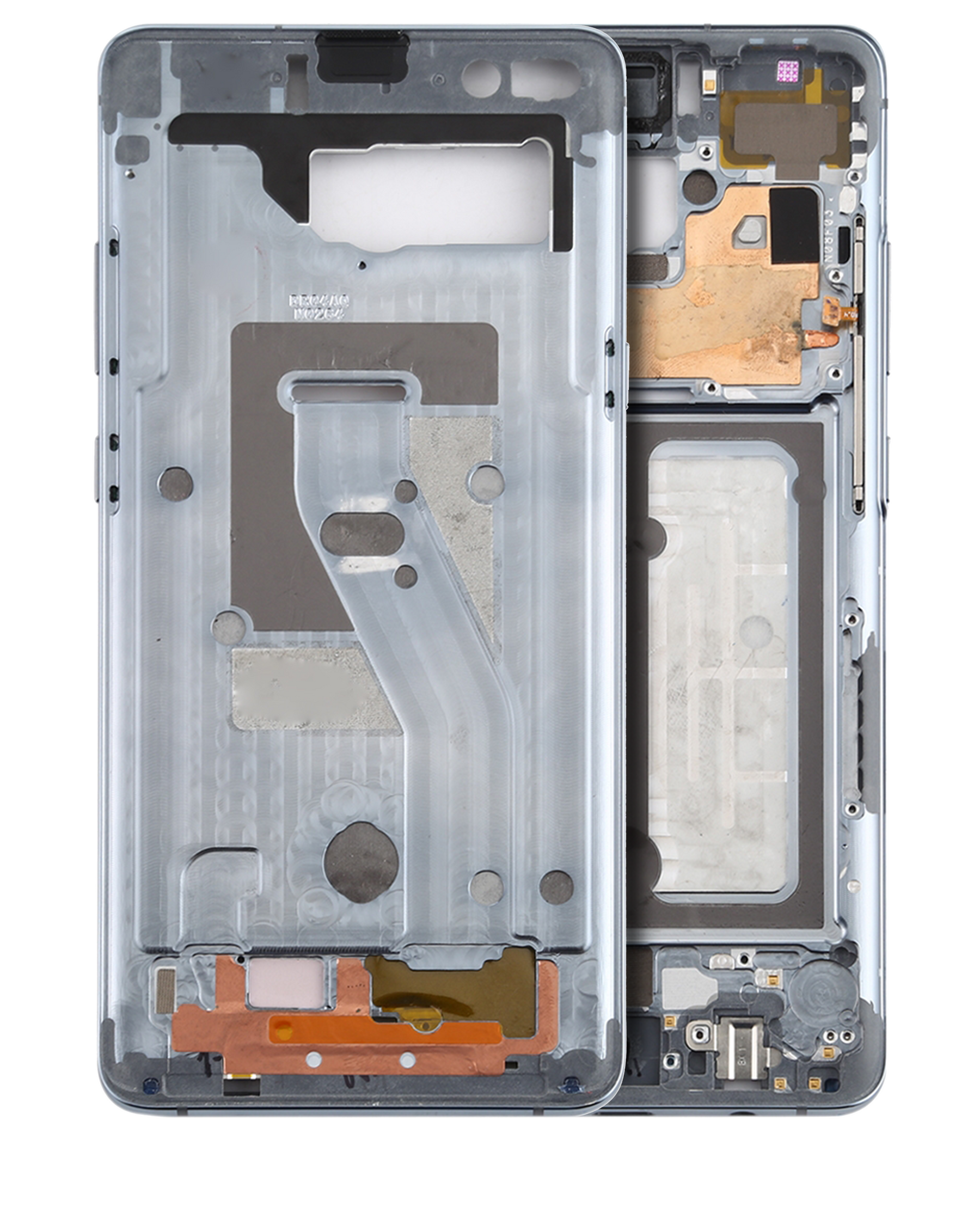 Mid-Frame Housing Compatible For Samsung Galaxy S10 Replacement  (With Small Parts) (Prism White)